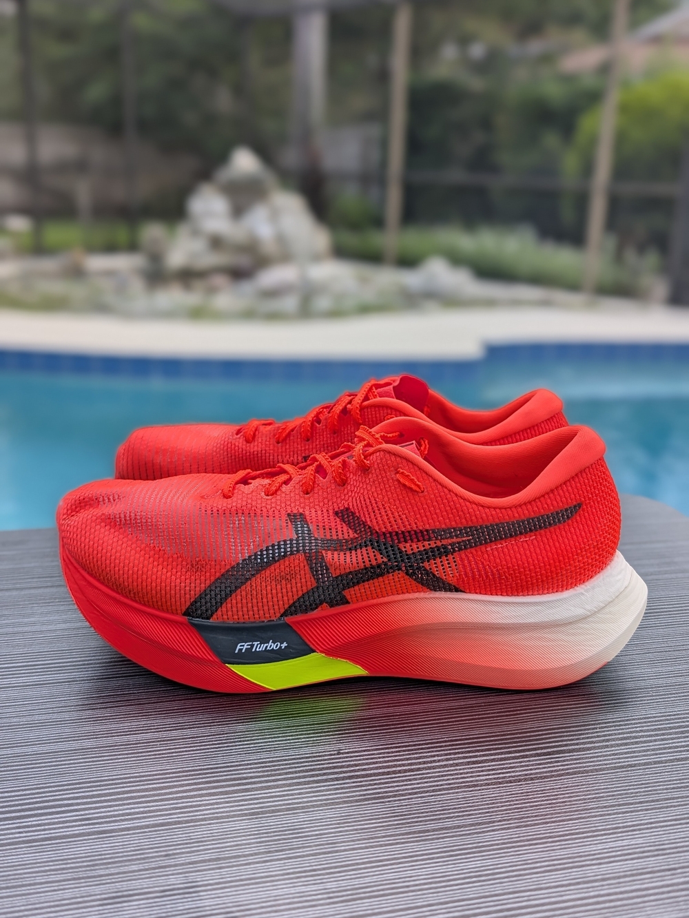 ASICS Metaspeed Sky Paris - Sunrise Red/Black - Men's US 8 / Women's 9.5